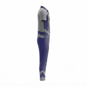 Gant de cricket personnalisé en polyester/coton, polo à manches courtes grande taille, pantalon de jogging, kit d'équipe, vêtements de sport, ambidextre, respirant - Product Image 4