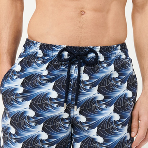Sublimation Printed Swimming Swimwear With Logo <b>Mens</b> Swim Wear Fitness Custom Swim <b>Trunks</b> For <b>Men</b> Breathable Moisture wicking - Product Image 2