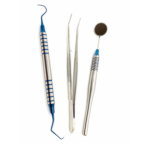 Kits de Examen Dental de Producción Rápida con Espejo, Sonda y Pinzas para Departamentos de Compras de Salud Institucionales - Product Image 1