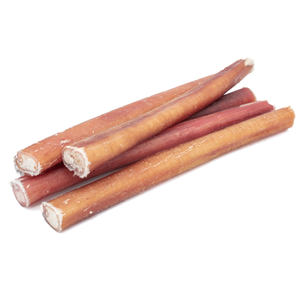 Friandises pour chiens Bully Sticks bio, faibles en glucides, sans OGM, sans sucre, riches en protéines, recommandées par les vétérinaires, en vrac - Product Image 1