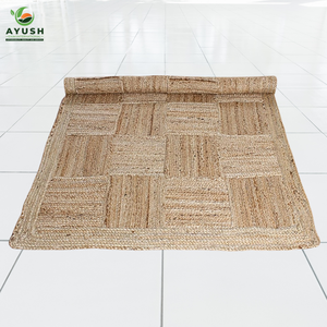 Alfombras rectangulares gruesas de 300 cm x 400 cm hechas de yute sostenible, personalizables para pisos grandes de sótanos y áreas de juego. - Product Image 5