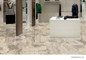 Carreaux de porcelaine polis et émaillés 60x120cm 600x1200mm 24x48 pouces, effet marbre de luxe, grand format pour usage résidentiel - Product Image 4