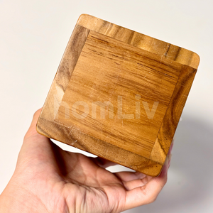 Support à ustensiles en bois de teck naturel et écologique OEM, durable, halal, personnalisé, boîte de rangement de cuisine, organisateur de spatules en bois - Product Image 4