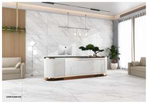 Carreaux de porcelaine de luxe à effet mat, grand format 600x1200, pour sols et murs, salon, cuisine, salle de bain et intérieur. - Product Image 2