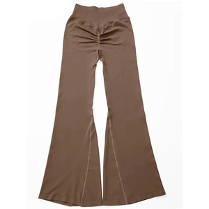 กางเกงแฟชั่นทรงขาบานสำหรับผู้หญิง เอวแบบยืดหยุ่น ใส่สบาย เหมาะสำหรับฤดูร้อน - Product Image 6