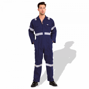 Combinaison de travail professionnelle avec poches pour genouillères, uniforme de protection pour la construction, combinaisons de sécurité industrielles, OEM - Product Image 3