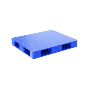 พาเลท HDPE รีไซเคิล แบบเปิดด้านล่าง พื้นเดี่ยว แบบเข้าได้ 4 ทาง สำหรับคลังสินค้าอุตสาหกรรม - Product Image 3