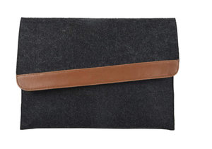 Funda para Portátil de Fieltro Gris Carbón de 17 Pulgadas - Funda Protectora Delgada y Elegante para MacBook / Dell / HP (Dimensiones Exteriores: 17.9" X 12.5") - Product Image 6
