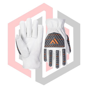 Gants anti-chocs, anti-coupures, respirants, flexibles, résistants aux déchirures, résistants à l'usure, isolants thermiques, antistatiques, ignifuges en cuir fendu - Product Image 4