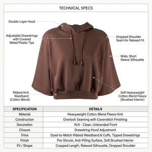 Sudadera con capucha extragrande OEM al por mayor para mujer, de manga corta, de felpa francesa gruesa, con cremallera, lentejuelas y logotipo personalizado, color marrón. - Product Image 5
