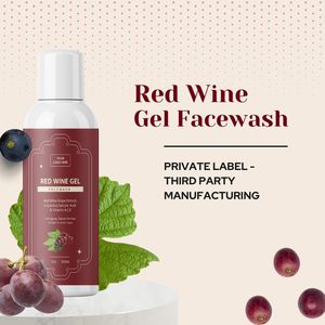 Gel Limpiador Facial con Ácido Hialurónico y Extracto de Vino Tinto, Aclara Imperfecciones, Limpieza Profunda, para Todo Tipo de Piel, Marca Privada OEM - Product Image 4