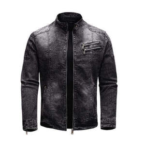 Best Quality New Design High Quality Long <b>Men's</b> Denim Jacket Casual Waterproof Windproof Breathable Hooded Summer - Product Image 3