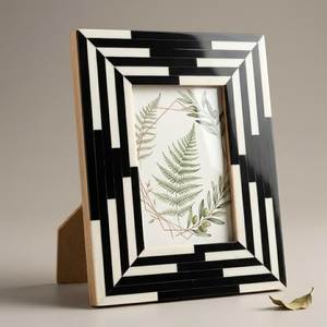 ARIF HANDICRAFT AH-00282 Handmade Bone Inlay Eco-Friendly Waterproof Customizable Vertical Photo <b>Frame</b> Wall <b>Mount</b> Natural Color - Product Image 2