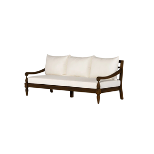 Luxury Solid Teak <b>Sofa</b> Upholstered Cushion Wooden Lounge <b>Sofa</b> Hotel Villa Furniture - Product Image 1