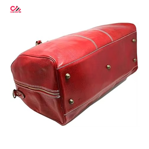 High Street New Arrivals Custom Logo Leather Duffel Bags Sport Style Travel Use Reasonable Price Blank Customizable Designs - Product Image 3