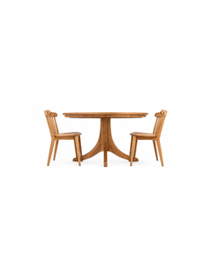 Chaise de salle à manger moderne en bois avec dossier à tiges et pieds coniques, design scandinave pour usage domestique - Product Image 4