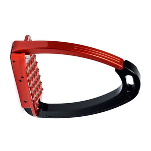 Estribos de seguridad superiores con bloqueo, de aluminio y acero inoxidable, de apertura rápida, color sólido, para caballo de montura australiana - Product Image 4