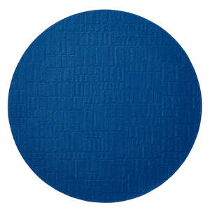 Set di 4 tovagliette rotonde in vinile Mode Living Chequer, resistenti, 100% senza ftalati, moderne, lavabili in lavatrice - Product Image 3