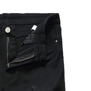 Short en jean vintage personnalisé pour homme, brodé et lavable, style décontracté et sexy, idéal pour l'été et l'automne - Product Image 2
