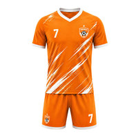 Uniforme de Fútbol Personalizado de Alta Calidad para Clubes y Escuelas, Conjunto de Camiseta de Fútbol Resistente con Diseño Sublimado, Manga Corta, para Entrenamiento, 100%