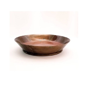 Rustic Handmade Wooden Bowl for Serving Rice Salad Fruit Pasta Bread Snacks and Side Dishes - Product Image 3