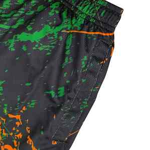 New Arrival Men's Eco-Friendly Sublimation Print <b>Canvas</b> Front Quick Dry Basketball Training Shorts Custom Loose Fit Sports - Product Image 4