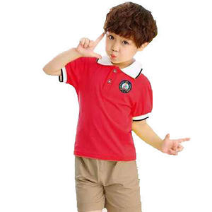 Conjunto de Uniforme Escolar de Algodón para Niños de Primaria, Unisex, Falda de Manga Corta, Estilo Coreano - Product Image 6