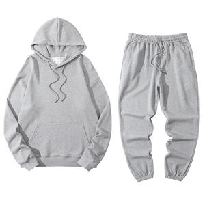 Survêtement surdimensionné pour homme en molleton premium, personnalisable avec logo, marque privée, OEM, ODM, streetwear, vêtements de sport - Product Image 1