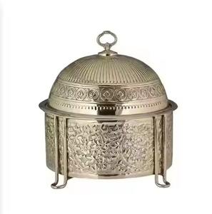 Elegante Cacerola Metálica con Retención de Calor, Recipiente para Almacenar Alimentos para la Mesa del Comedor - Product Image 1