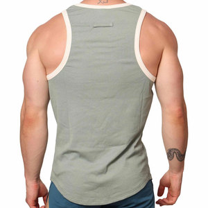 Camiseta Deportiva Personalizada sin Mangas, Cuello Redondo, Estilo Longline, para Gimnasio, Culturismo, Cómoda, de Poliéster y Elastano - Product Image 6