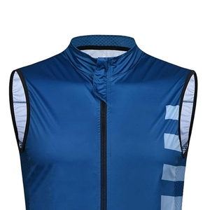 Gilet de vélo unisexe personnalisé en maille 100% polyester, léger, respirant, coupe-vent, imperméable et réfléchissant - Product Image 5