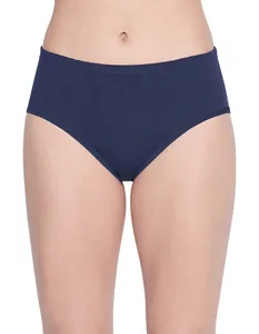 Venta al por mayor directa de fábrica OEM: Bragas hipster de cintura media para mujer, de algodón/spandex, colores sólidos, con logotipo privado personalizado. - Product Image 4