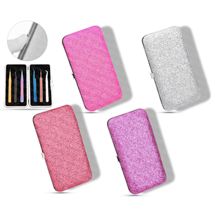 Pinzas de Acero Inoxidable de Alta Calidad para Extensión de Pestañas, Estuche Magnético de 3 Piezas, Punta Suave, Precisión Delicada, Diferentes Colores - Product Image 4