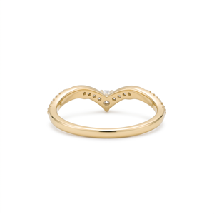 แหวนเพชรทรงกลมเพาะเลี้ยงในห้องปฏิบัติการ ขายส่ง แหวนทองคำแท้ 10K 14K แหวนสัญญาประดับเพชรแบบหนามเตย แหวนเพชรสำหรับงานปาร์ตี้ แหวนเพชรดีไซน์เรียบหรู แหวนโค้ง - Product Image 4