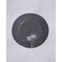 Assiette de Présentation Ronde en Métal Argenté de Luxe Moderne, Finition Martelée, en Acier Inoxydable, Vaisselle Décorative pour Mariages et Hôtels