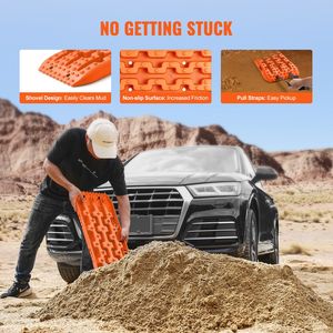 Tappetini di Trazione per Pneumatici in Materiale PP da 10 TON per Veicoli/Auto/Pickup/SUV/Camper (Coppia) - Product Image 5