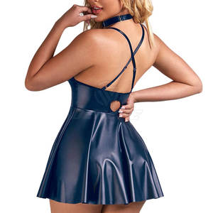 Nuevo Vestido de Cuero para Mujer, Estilo Club, Hecho a Medida, Transpirable, en Oferta - Product Image 1