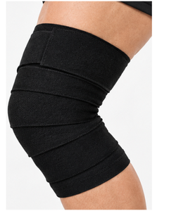 Elastic Weight Lifting <b>Knee</b> Wraps Heavy Duty <b>Knee</b> <b>Support</b> <b>Straps</b> for Squats Powerlifting Bodybuilding Cross Training Gym Gear - Product Image 4