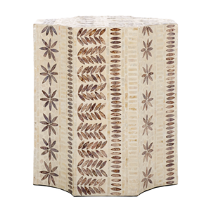 Wholesale Natural Mother Pearl Inlay Side <b>Table</b> Eco-Friendly Handmade Boho Design Durable Easy Clean Accent <b>End</b> <b>Table</b> <b>for</b> <b>Living</b> - Product Image 1