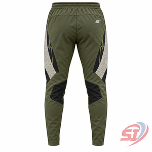 Pantalon d'entraînement de football léger pour homme, personnalisé, avec cordon de serrage, coupe fuselée Velocity Rail, séchage rapide et extensible pour le soccer - Product Image 6