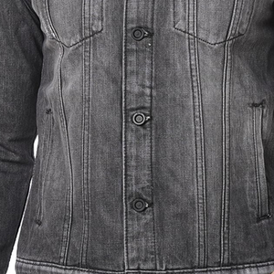 Service ODM, logo personnalisé, veste en jean pour homme de haute qualité, streetwear tendance avec un design de jeans pour homme élégant - Product Image 5