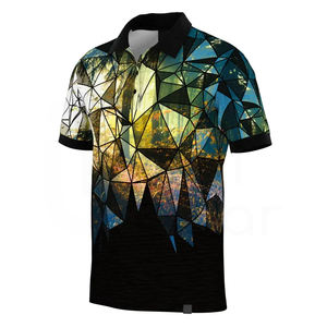 Nueva llegada unisex impreso Golf para Polo camiseta transpirable y de secado rápido diseñado a medida para hombres y mujeres tejido de punto - Product Image 1