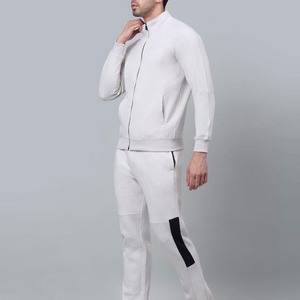 New Arrival <b>Men</b>’s Solid Color Tracksuit <b>Set</b> Sweatshirt Trouser Autumn Casual Sportswear - Product Image 3