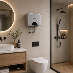 Vietnamese Factory Wholesales Price 15 Liter Tank Home Bathroom Square Electric Storage Water Heater Rossi Perito Square 15 - Product Image 1