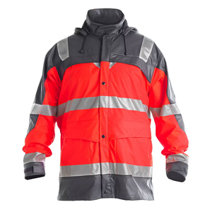 Unisex High Quality <b>Waterproof</b> Canvas Winter Reflective <b>Working</b> Jackets Hi Vis Construction Camouflage Safety Workwear Front - Product Image 3