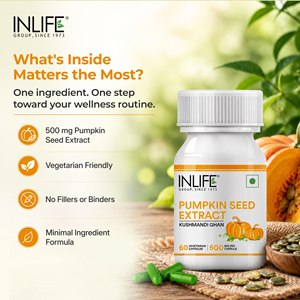 Cápsulas de Extracto de Semilla de Calabaza 500mg Cucurbita Pepo Fitosteroles con Zinc 60 Unidades Soporte para Cabello y Próstata a Granel - Product Image 3