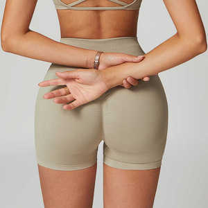 Custom Color Women Seamless Gym Shorts High Waist Scrunch Butt Biker Yoga Running Fitness Breathable Custom Logo OEM Wholesale - Product Image 4