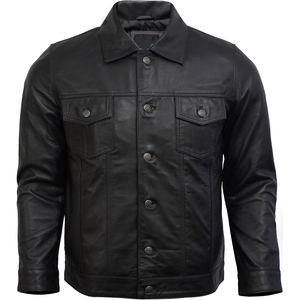 Chaqueta de Cuero para Hombre con Diseño Moderno y Tela de Larga Duración - Product Image 3