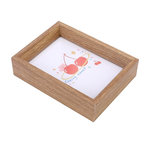 Factory Wholesale Minimalist Wooden Picture <b>Frames</b> Tabletop & <b>Wall</b>-Mounted Stamping Multi Size Cheap Photo <b>Frames</b> Living Room - Product Image 1