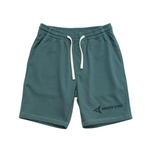 DAIZEN STAR INTERNATIONAL Short de plage décontracté pour homme 100% polyester tissé, couleur unie, taille à cordon de serrage, respirant, taille mi-haute, séchage rapide - Product Image 2